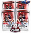 2025-26 Topps NBA Hoops Basketball 8 Cards Hobby Pack (x 4)