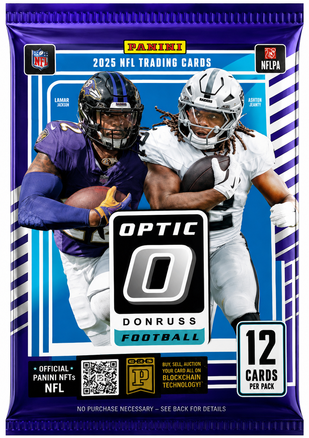 2025 Panini Optic Donruss Football Hobby Preferred 12 Cards Pack (x 2)