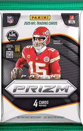 2025 Panini Prizm Football 4 Cards Pack (x 4)