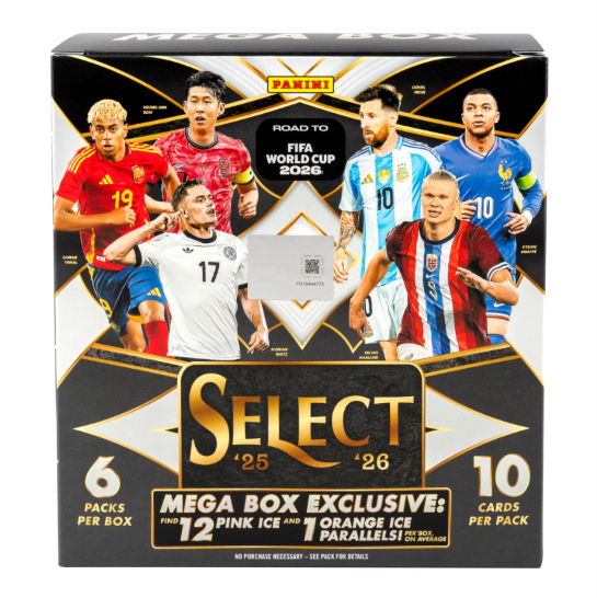 2026 Panini SELECT Road to FIFA World Cup Mega Box (x 2)