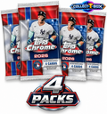 2026 Topps Chrome Baseball 4 Cards Hobby Pack (x 4)