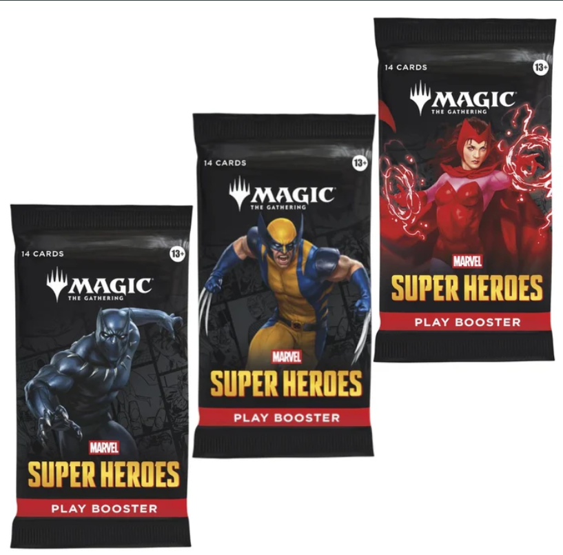 Magic Marvel Super Heroes Play Booster 14 Cards Pack (x 5)
