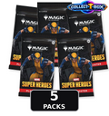 Magic Marvel Super Heroes Play Booster 14 Cards Pack (x 5)