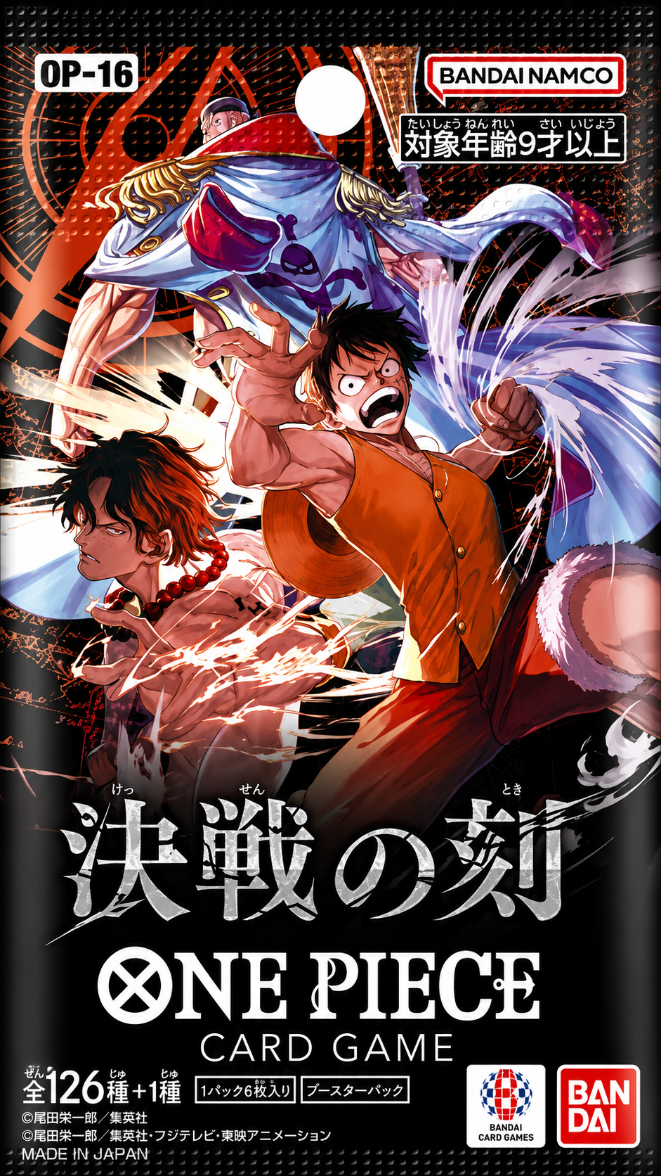 One Piece (JPN) OP-16 The Time of Battle 9 cards (x 4)