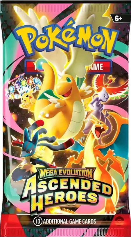 Pokemon Ascended Heroes 10 cards Pack (x 4)