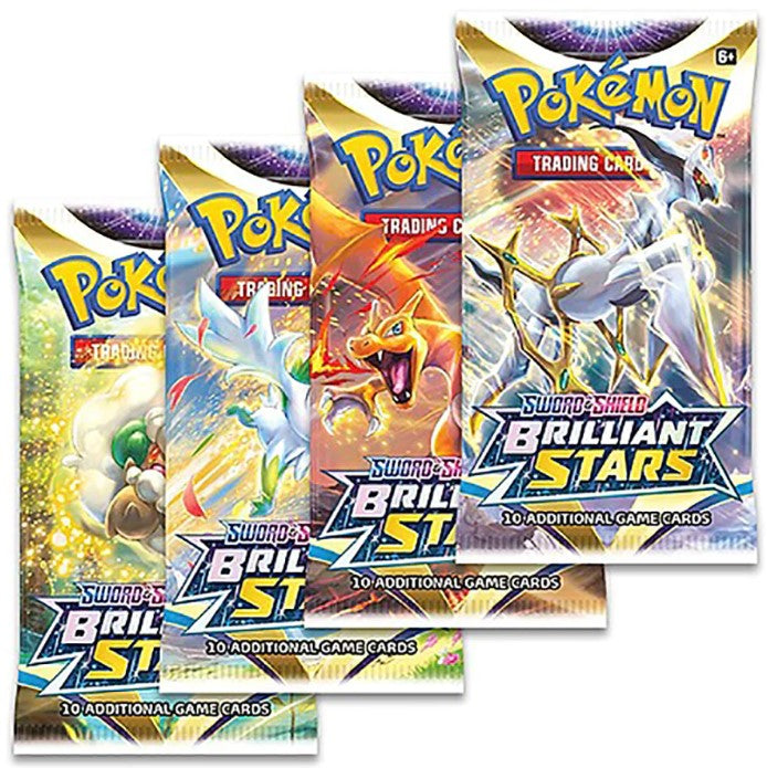 Pokemon Brilliant Stars 10 Cards Pack (x 3)