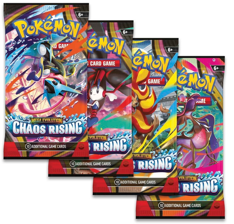 Pokemon Chaos Rising 10 Cards Pack (x 4)