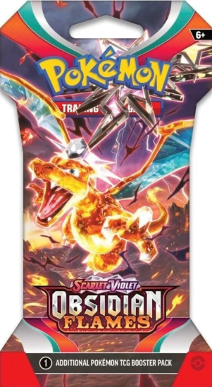 Pokemon Obsidian Flames Sleeved Booster Pack (x 4)
