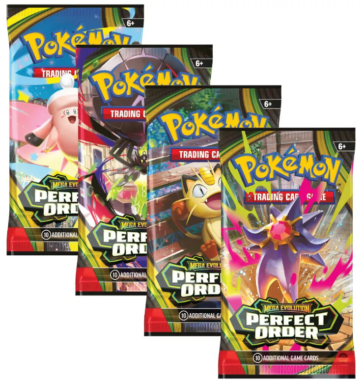 Pokemon Perfect Order 10 Cards Pack (x 4)