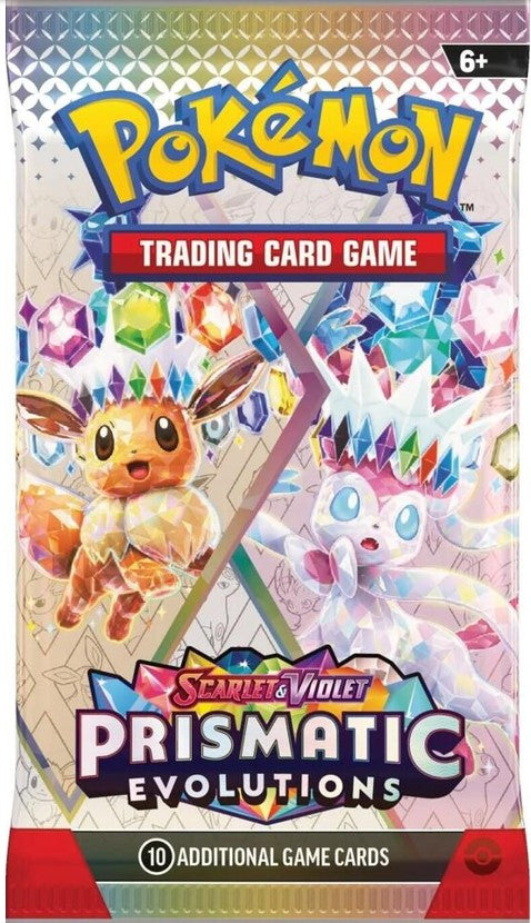 Pokemon Prismatic Evolutions 10 Cards Pack (x 4)