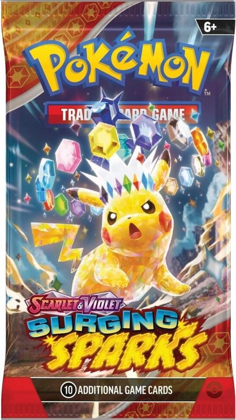 Pokemon Surging Sparks 10 Cards Pack (x 4)