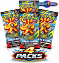 Pokemon Chaos Rising 10 Cards Pack (x 4)