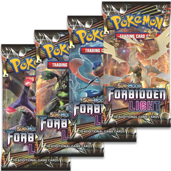 Pokemon Forbidden Light 10 Cards Pack (x 2)