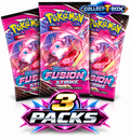 Pokemon Fusion Strike 10 Cards Pack (x 3)