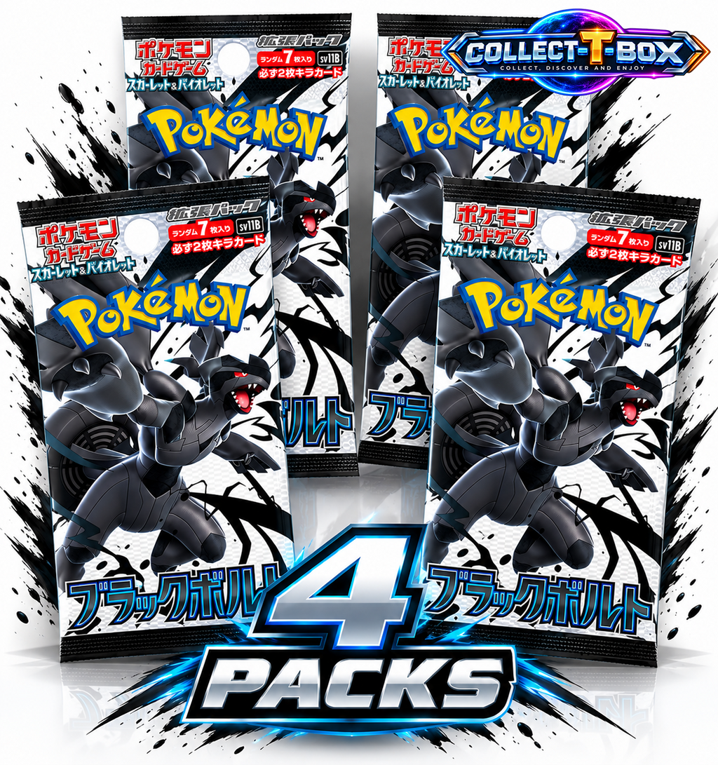 Pokemon (JPN) Black Bolt Pack (x 4)