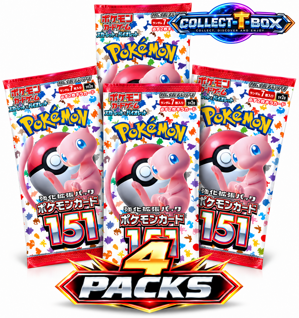 Pokemon (JPN) Scarlet & Violet 151 Pack (x 4)
