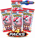 Pokemon (JPN) Scarlet & Violet 151 Pack (x 4)