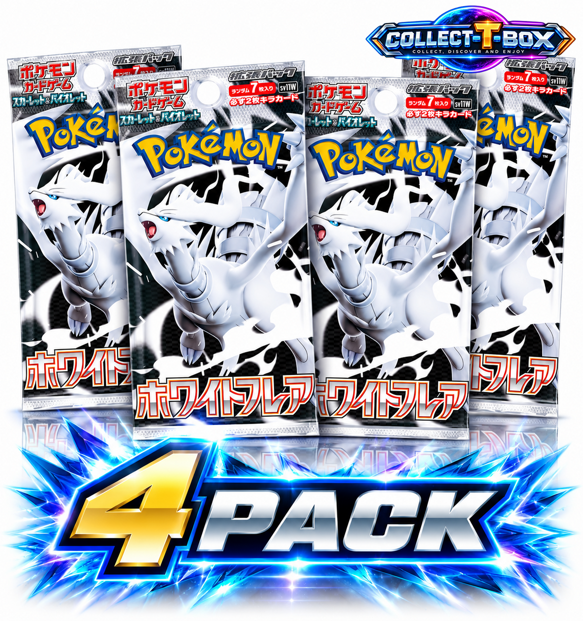 Pokemon (JPN) White Flare Pack (x 4)