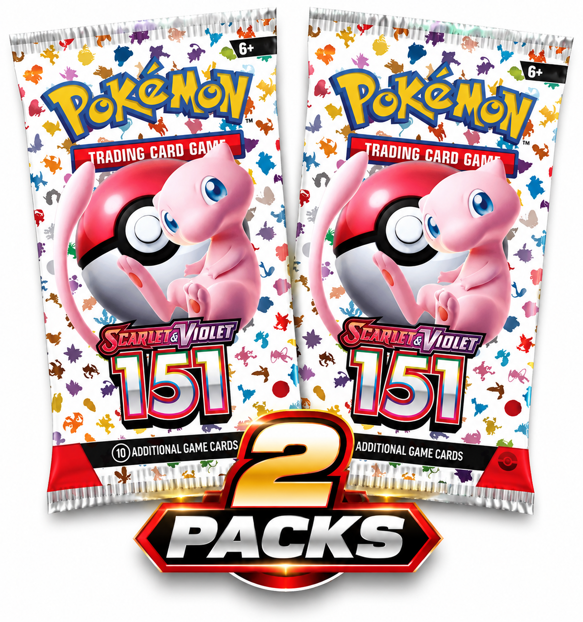 Pokemon Scarlet & Violet 151 10 Cards Pack (x 2)